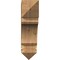 Ekena Millwork Legacy Arts & Crafts Rough Sawn Bracket, Western Red Cedar, 6"W x 22"D x 22"H BKT06X22X22LEC03RWR - alternate 4